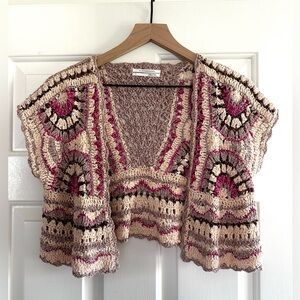 Anthropologie Crotchet Top NWT Size Small
